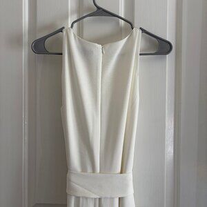 INC International Concepts Ivory Walkthrough Jumpsuit